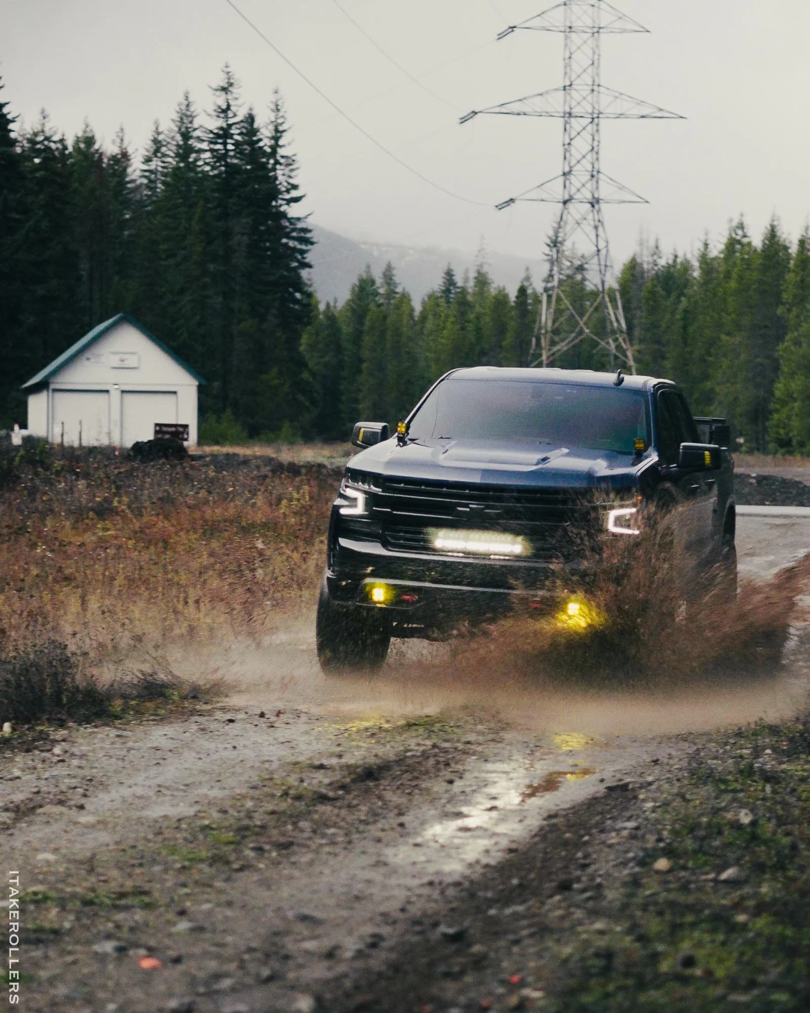 Silverado mud splash